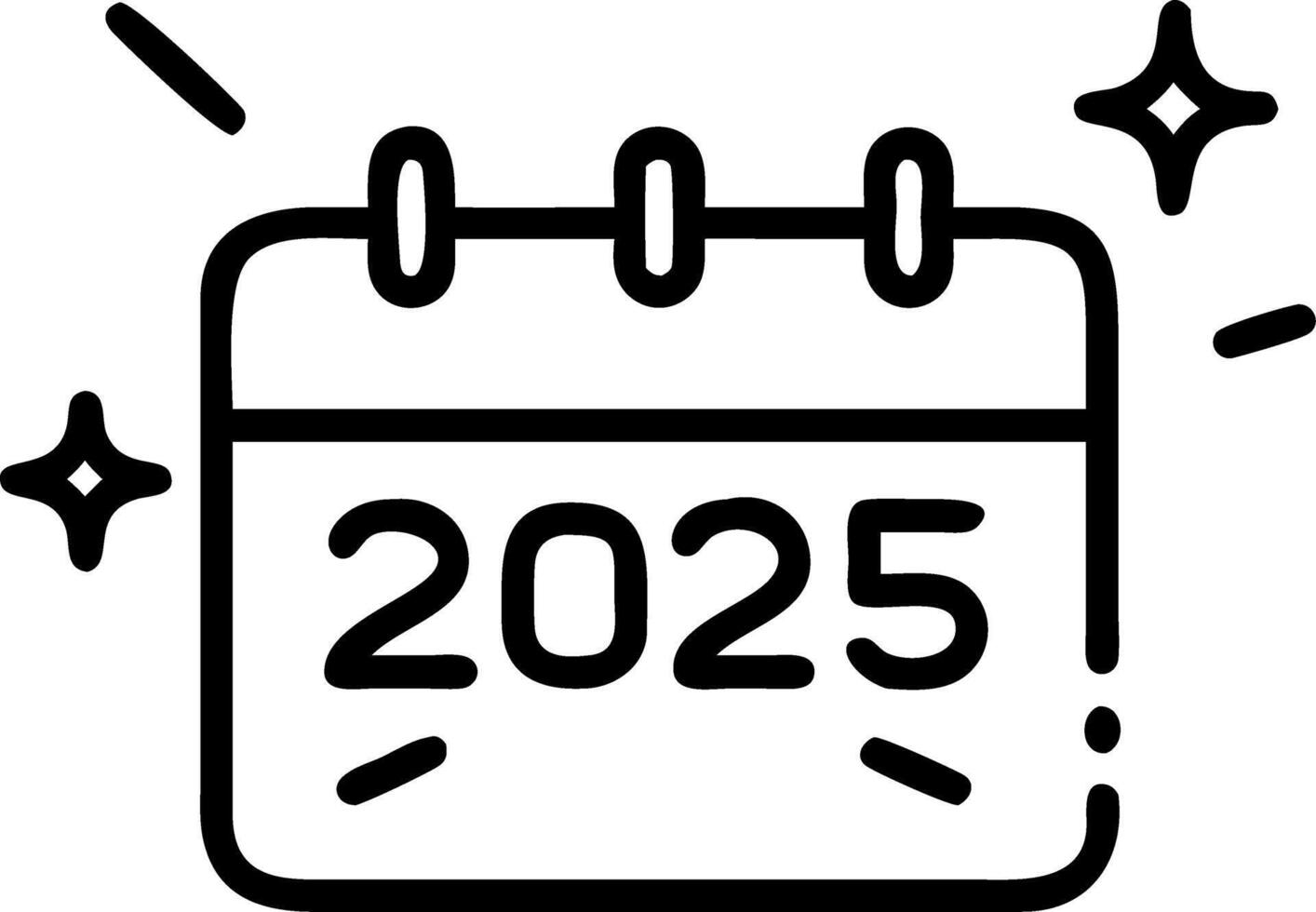 Futuristic Tech Calendar vector