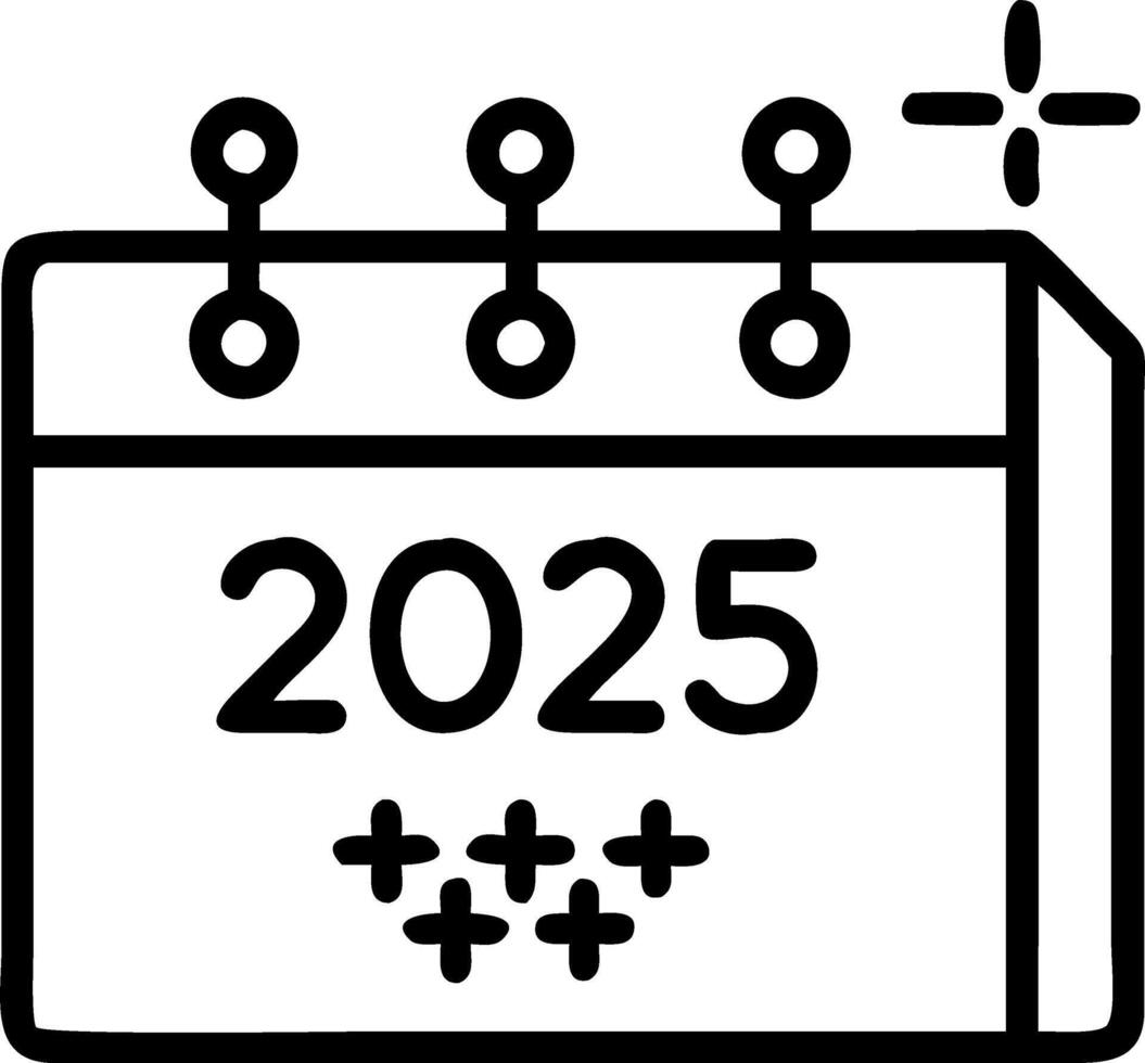 Futuristic Tech Calendar vector