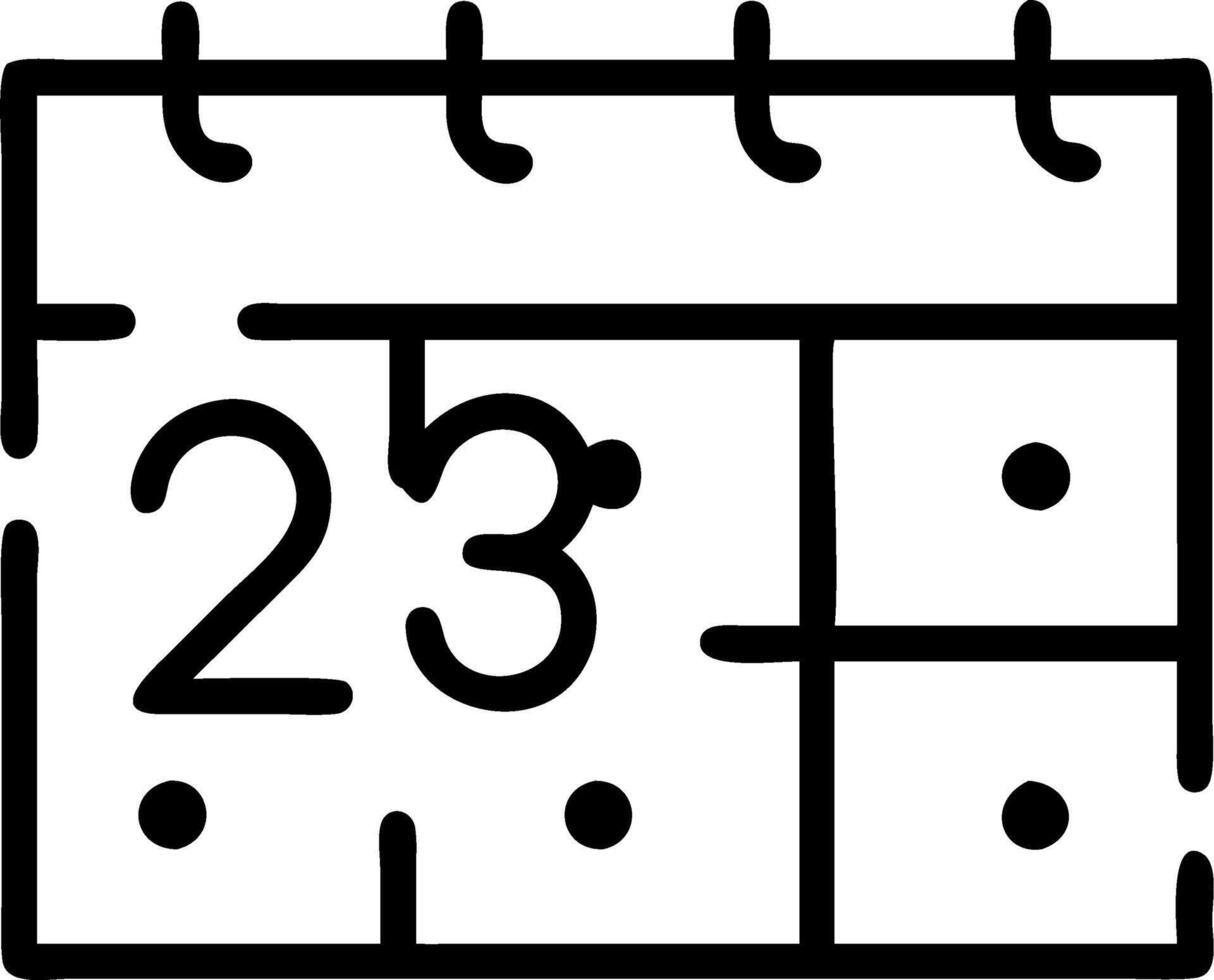 Geometric Calendar Background vector