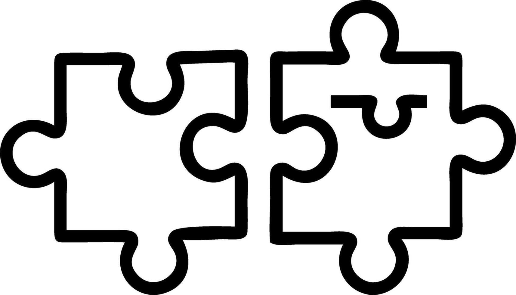 Glossy background with puzzle pieces coming together vector