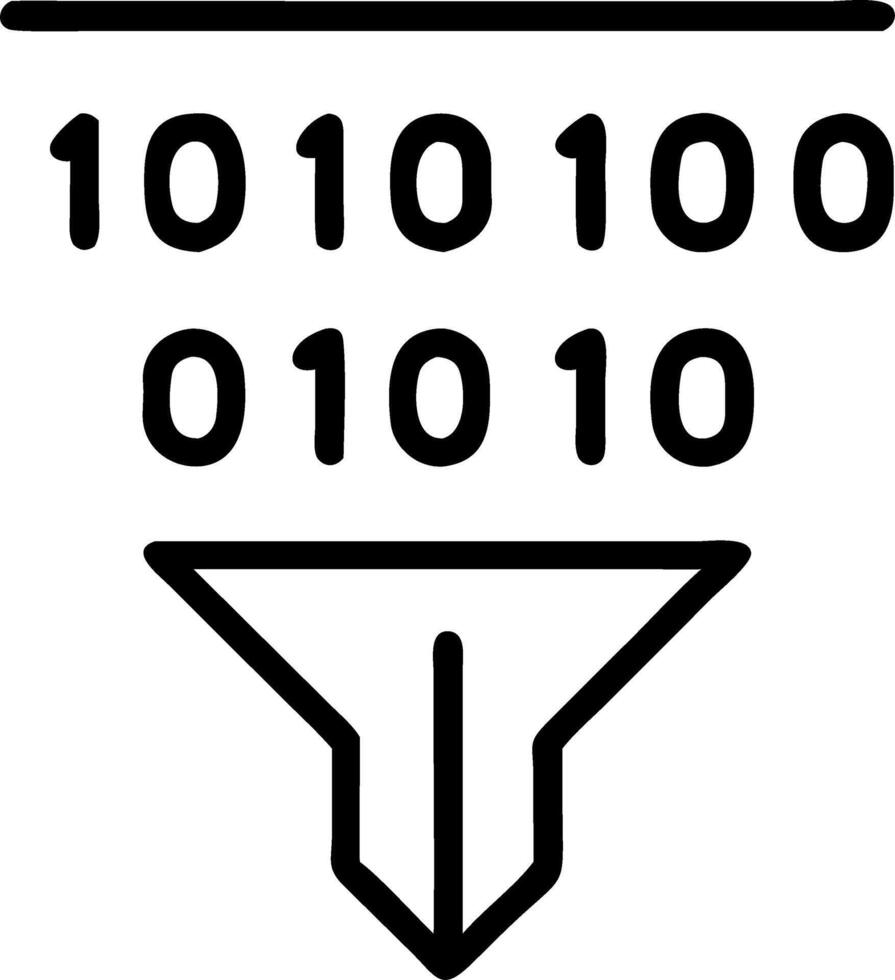 Glossy background with binary code representing data management vector