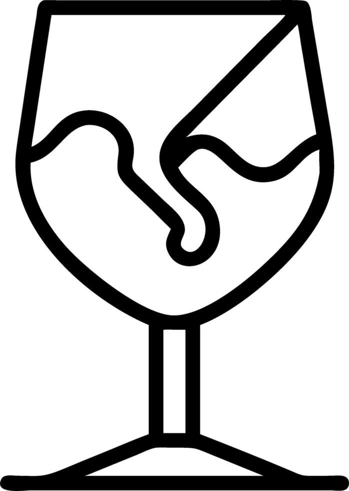 Glossy marble surface with a wine glass silhouette casting a reflection vector