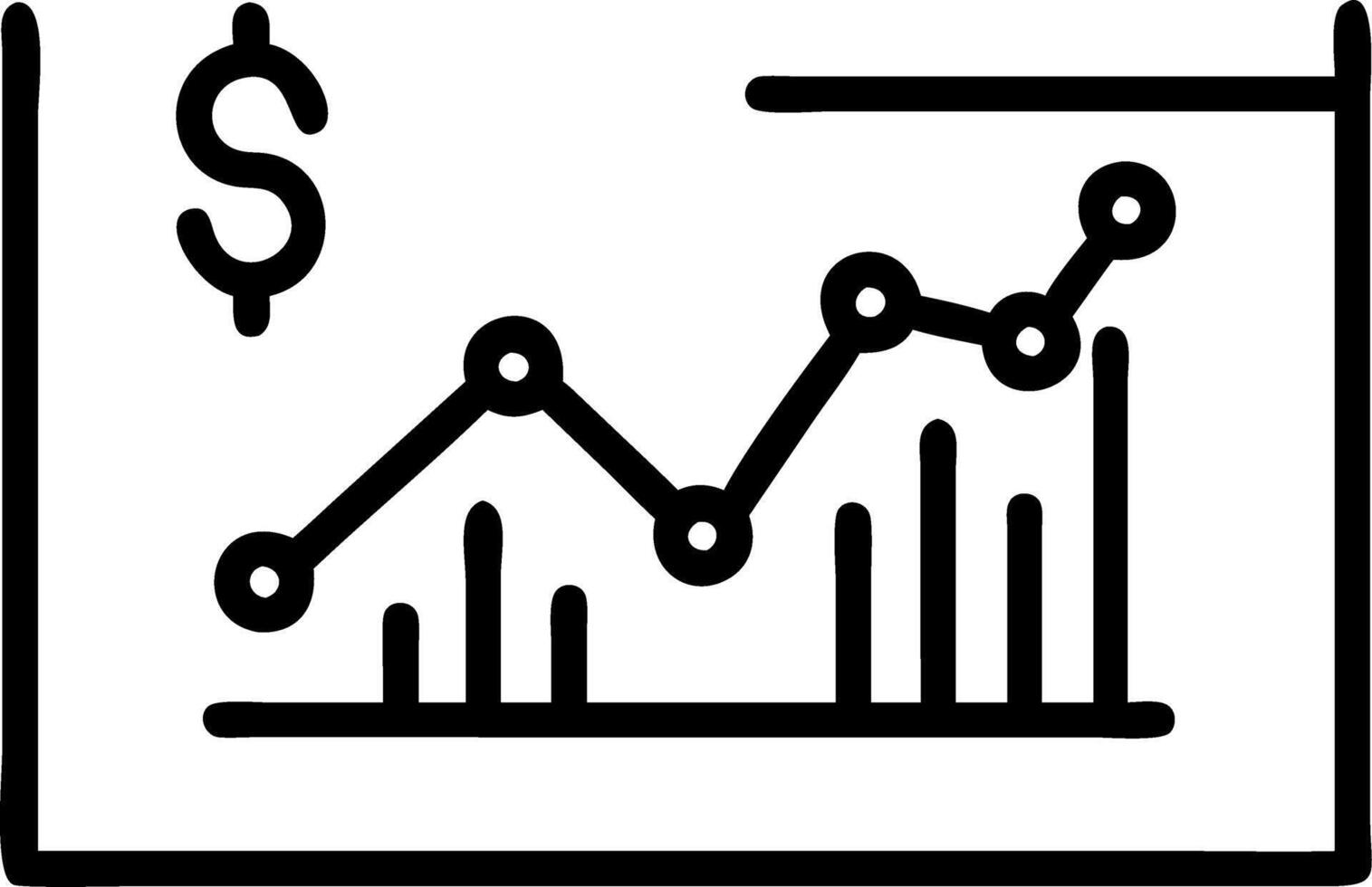 Glowing abstract financial dashboard with fluctuating data streams vector