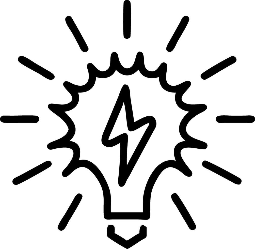Glowing abstract energy bursts representing innovation in management vector