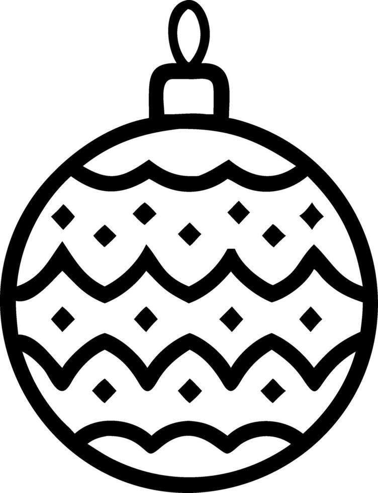 Holographic Christmas Bauble vector