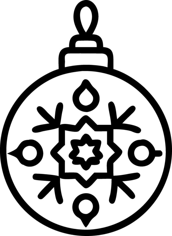 Holographic Christmas Ornament vector