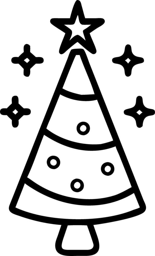 Holographic Christmas Tree vector