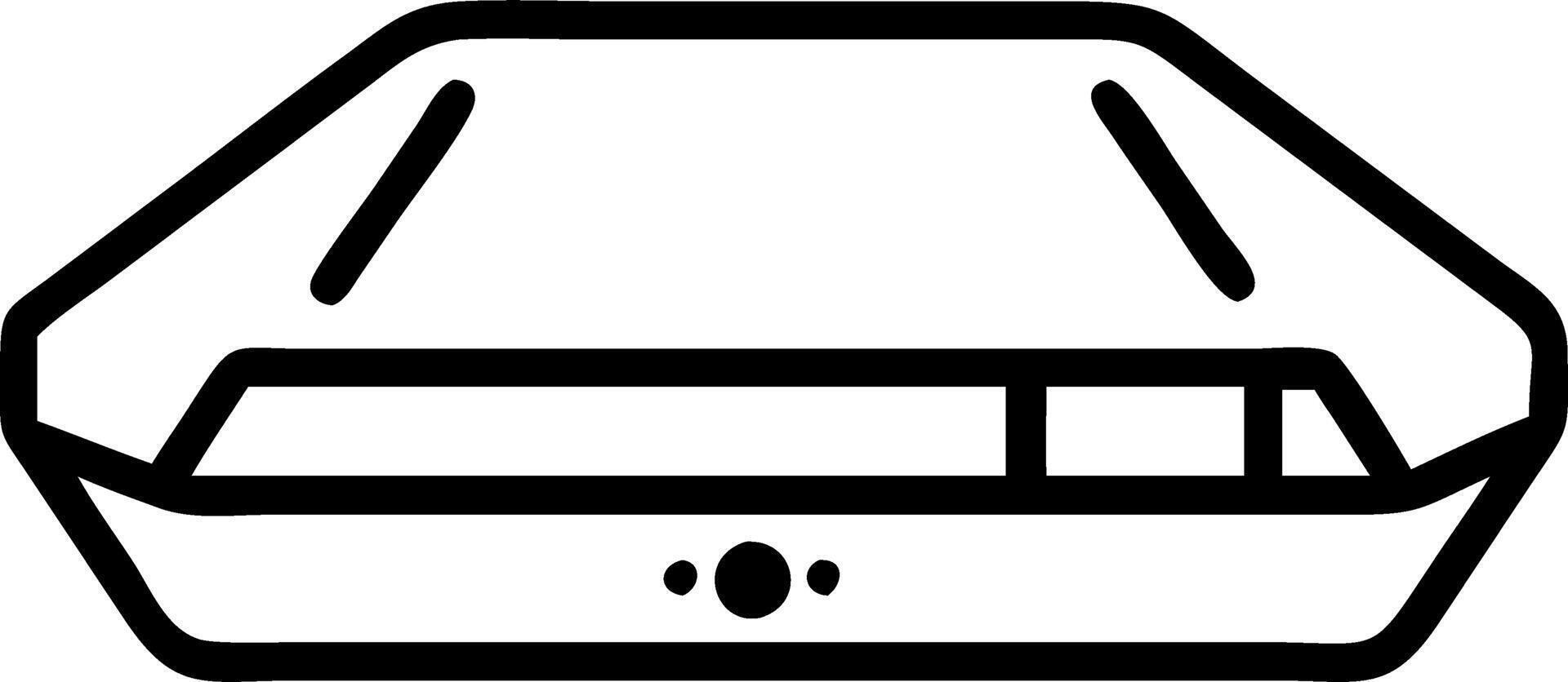 Holographic gaming console with floating control menu and copy space vector