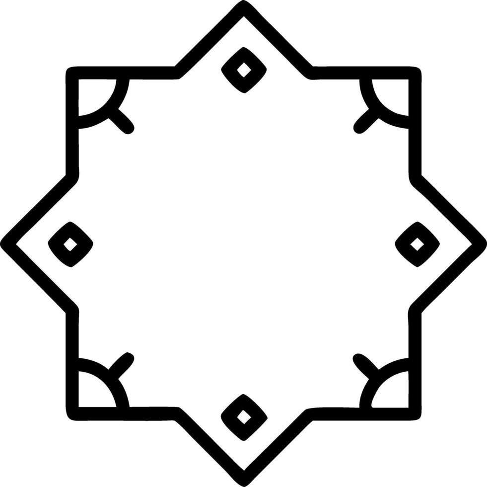 Holographic Geometric Border vector