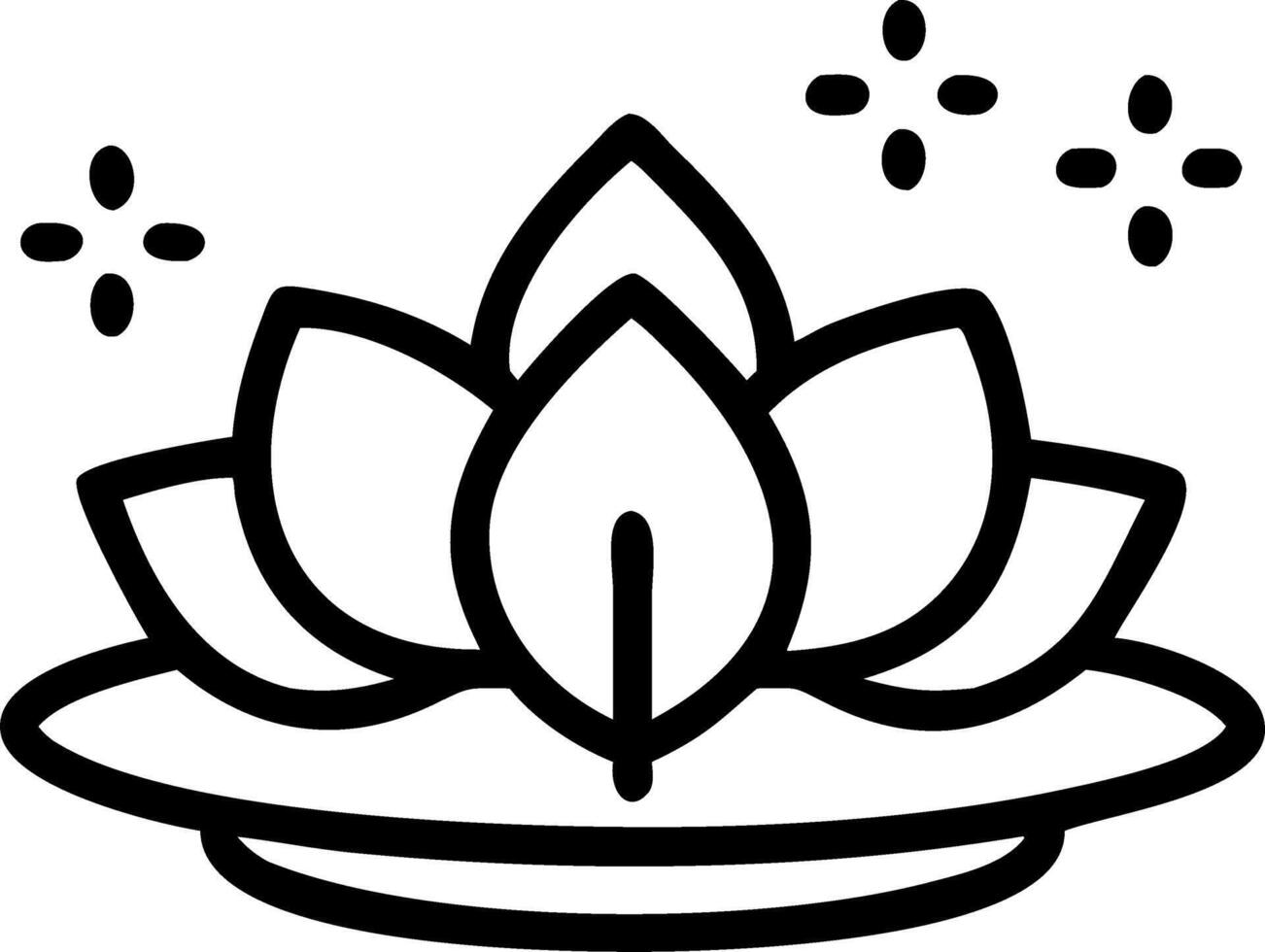 Holographic Loy Krathong with Glowing Leaves vector