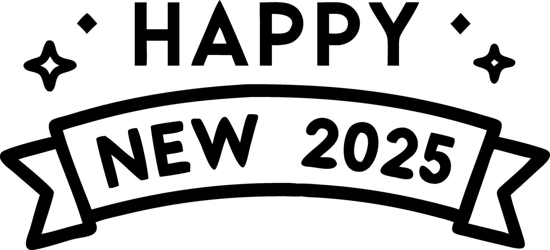 Holographic New Year Banner vector