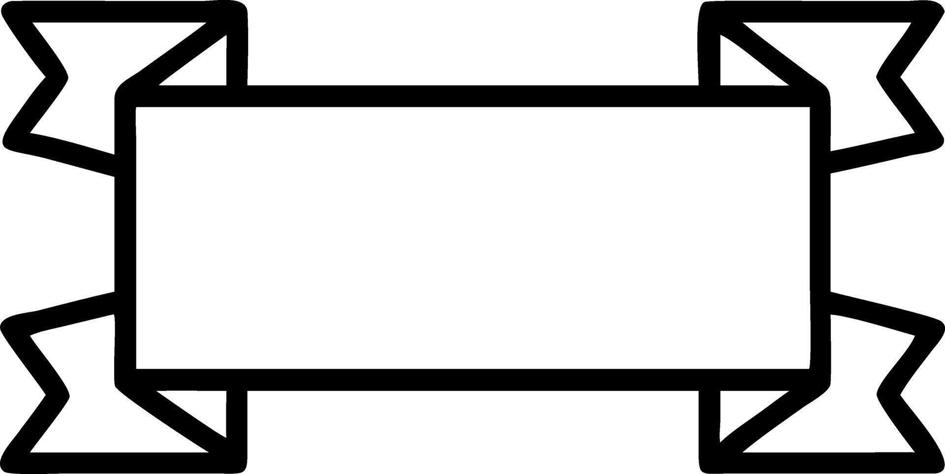 Holographic Ribbon Frame vector