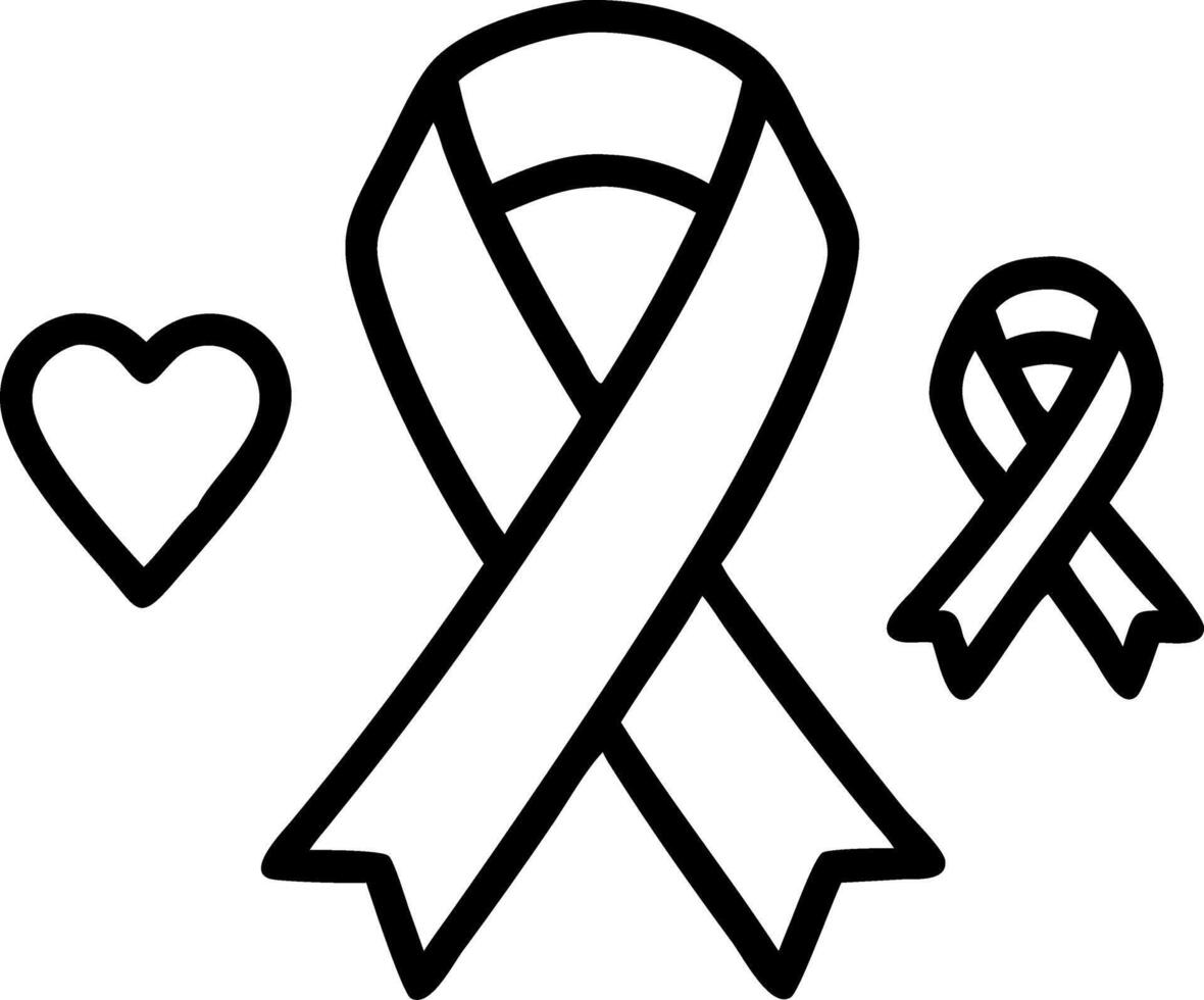 Holographic Ribbon and Heart Elements vector