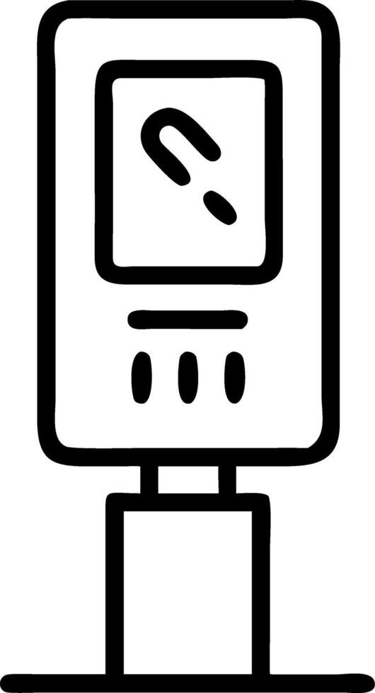 Holographic Testing Kiosk vector