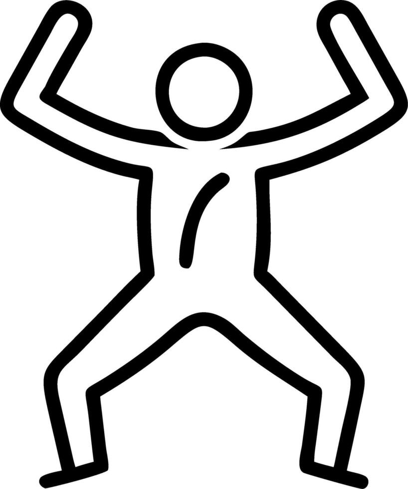 Impromptu stress relief exercises vector