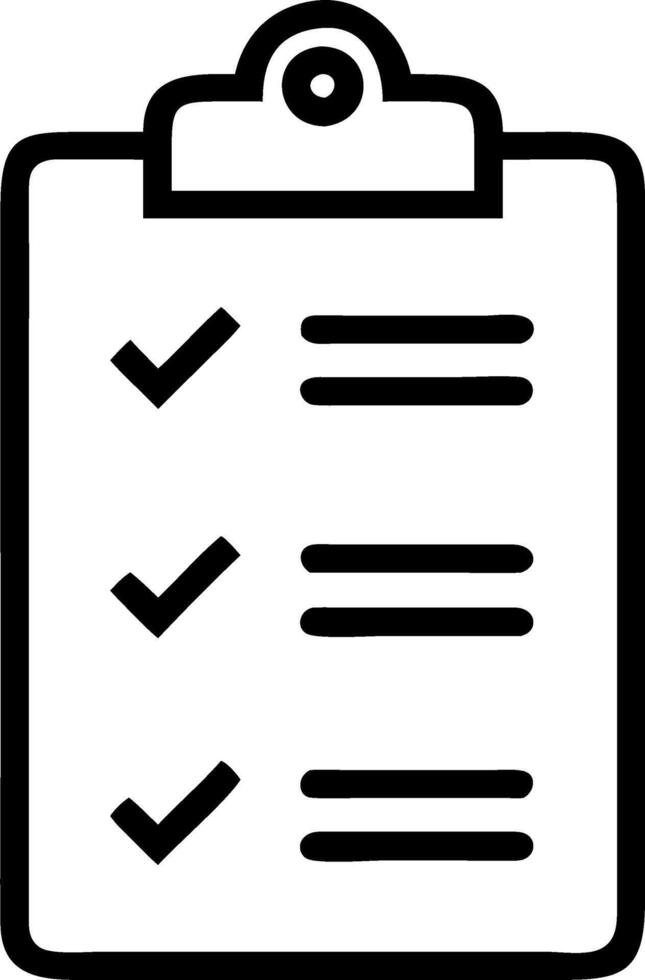 Isolated of a clipboard and checkmark with the word Checklist vector
