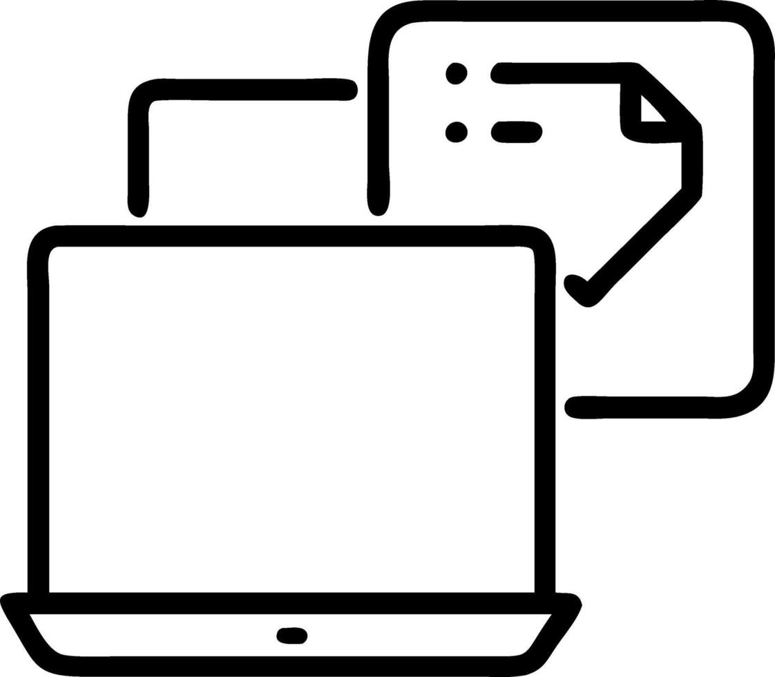 Laptop and smartphone border frame with Digital Strategy text and copy space vector