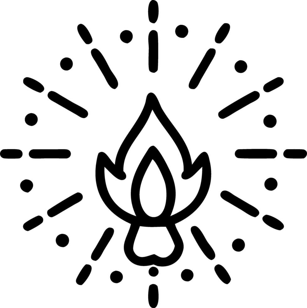 Loy Krathong with Glowing Fireflies vector