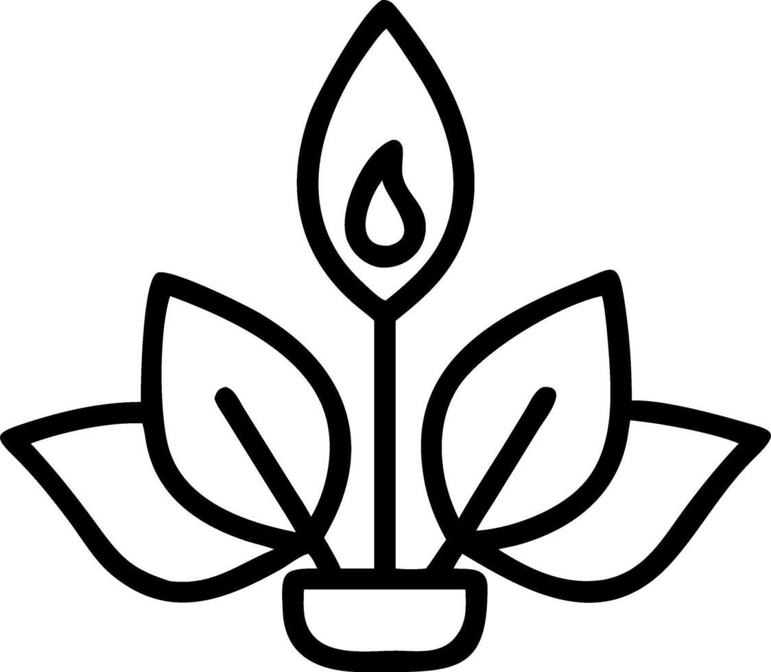 Loy Krathong with Glowing Leaves vector