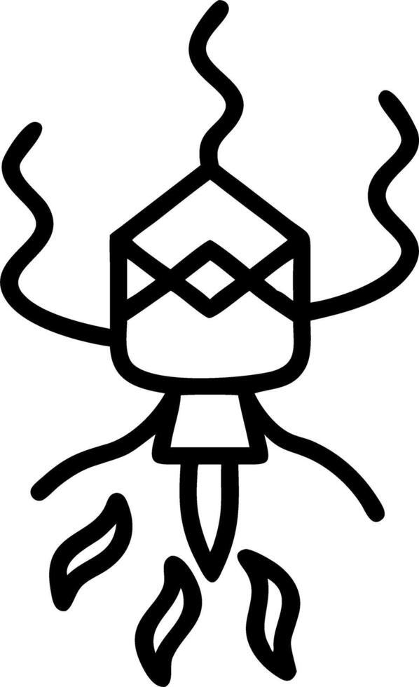 Loy Krathong with Glowing Ribbons vector