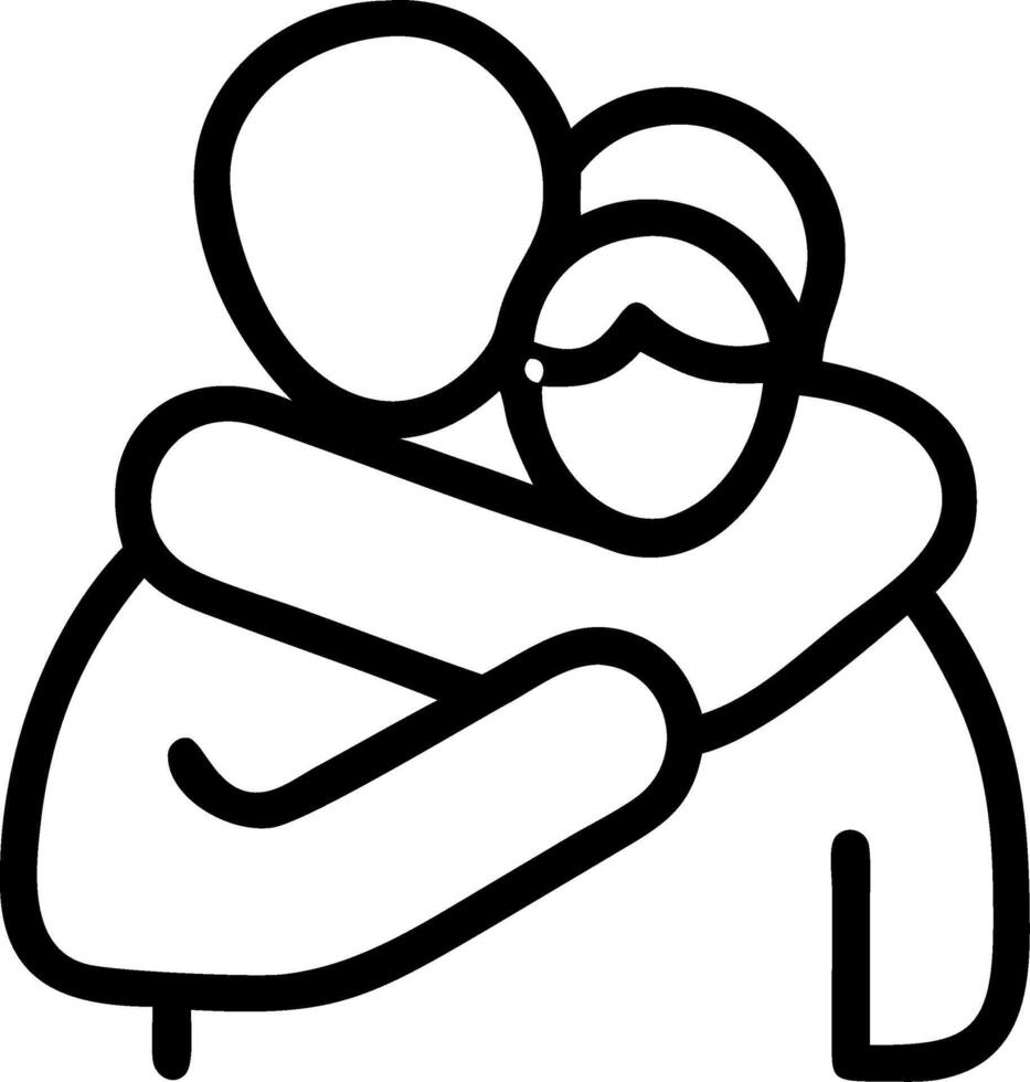 Macro of a Warm Embrace vector