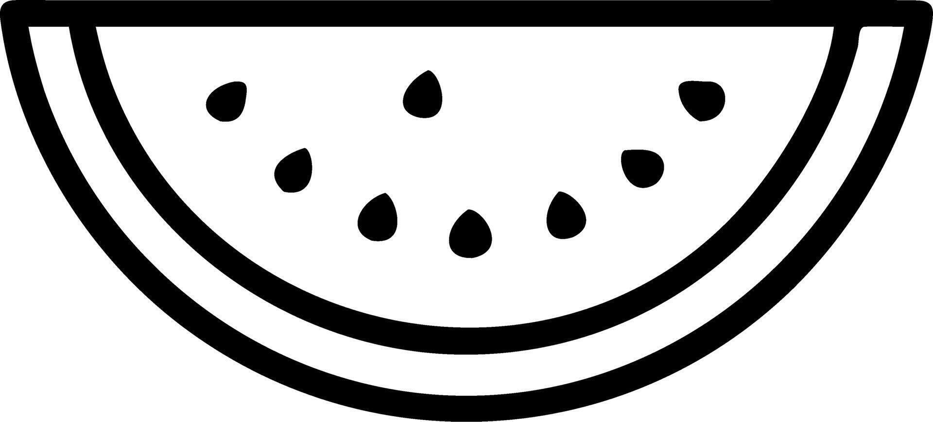 Macro of Watermelon Slice vector