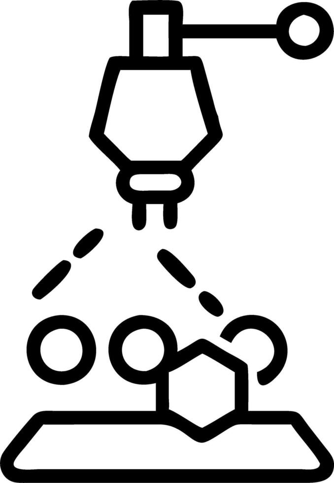 Nano scale campaign button factory vector