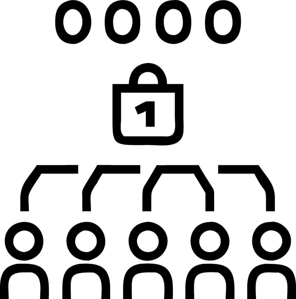 Nanobot vote counter vector