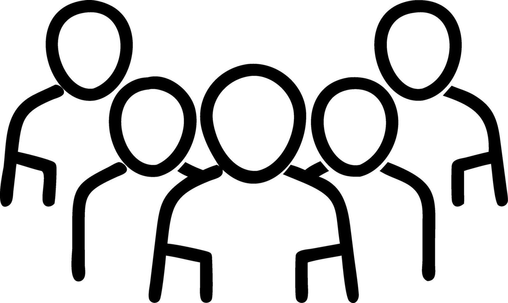 Outdoor group therapy session vector