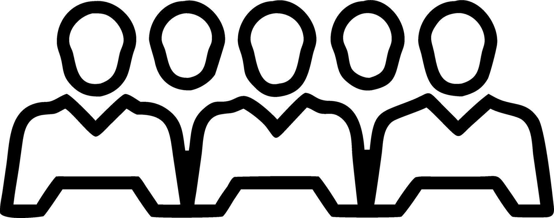 Plain gradient with silhouetted politicians vector