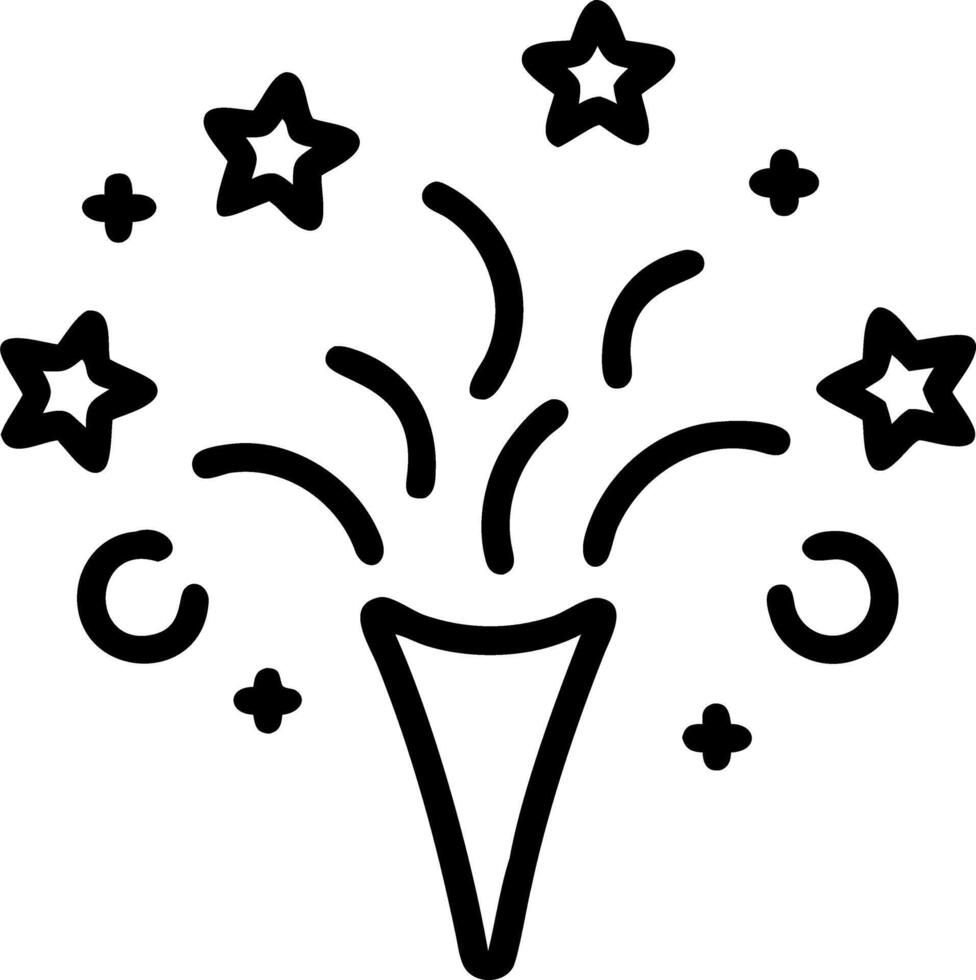 Plain White Confetti Shower vector