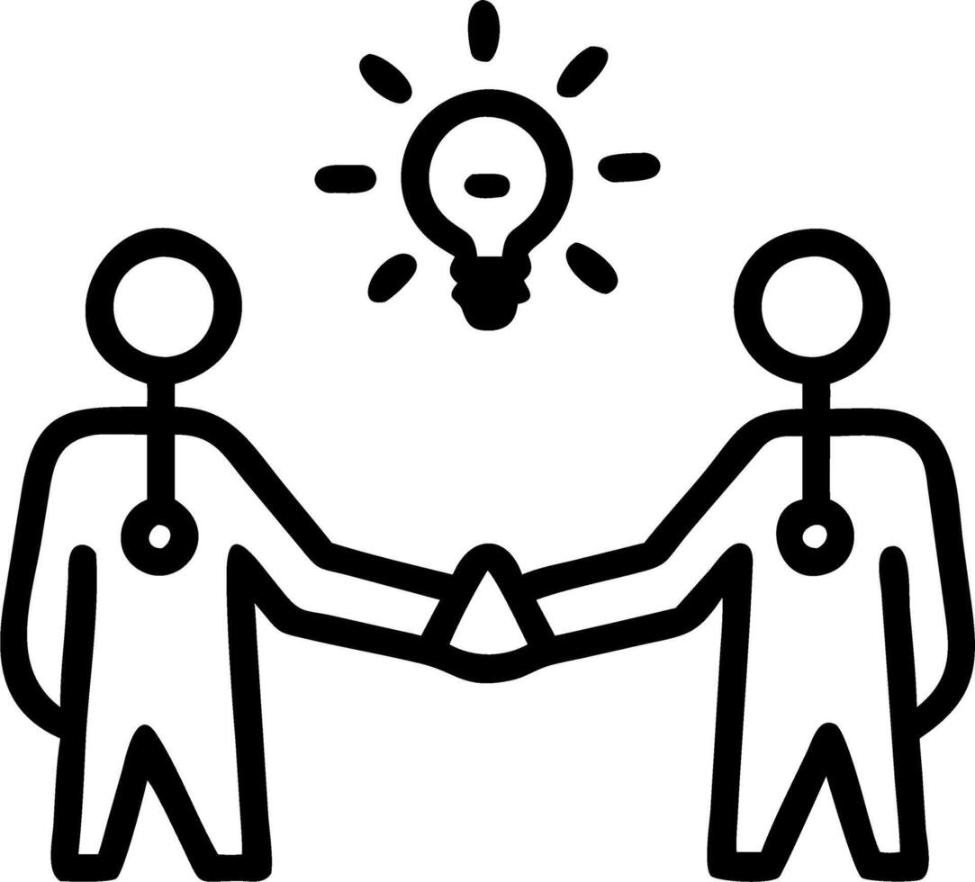 Policy web in business handshake vector