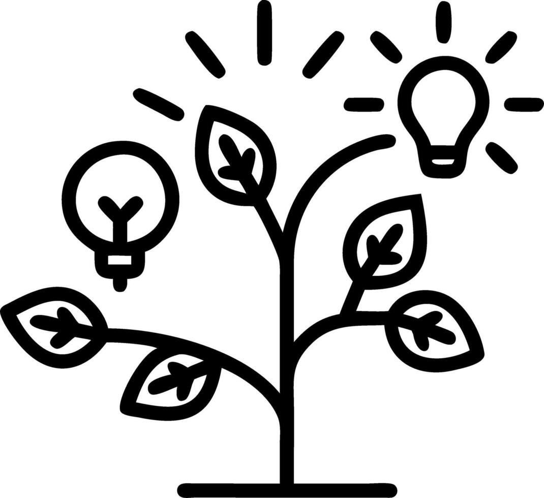 Policy tree in misty business landscape vector