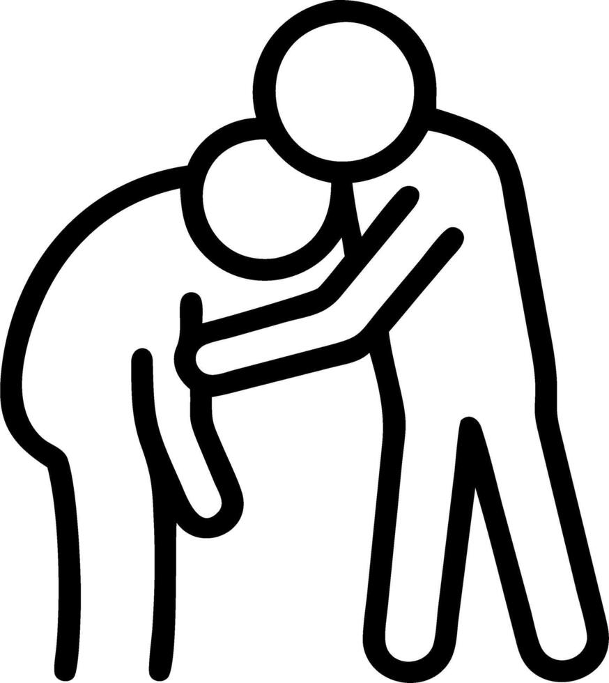Politician comforting disaster victim vector
