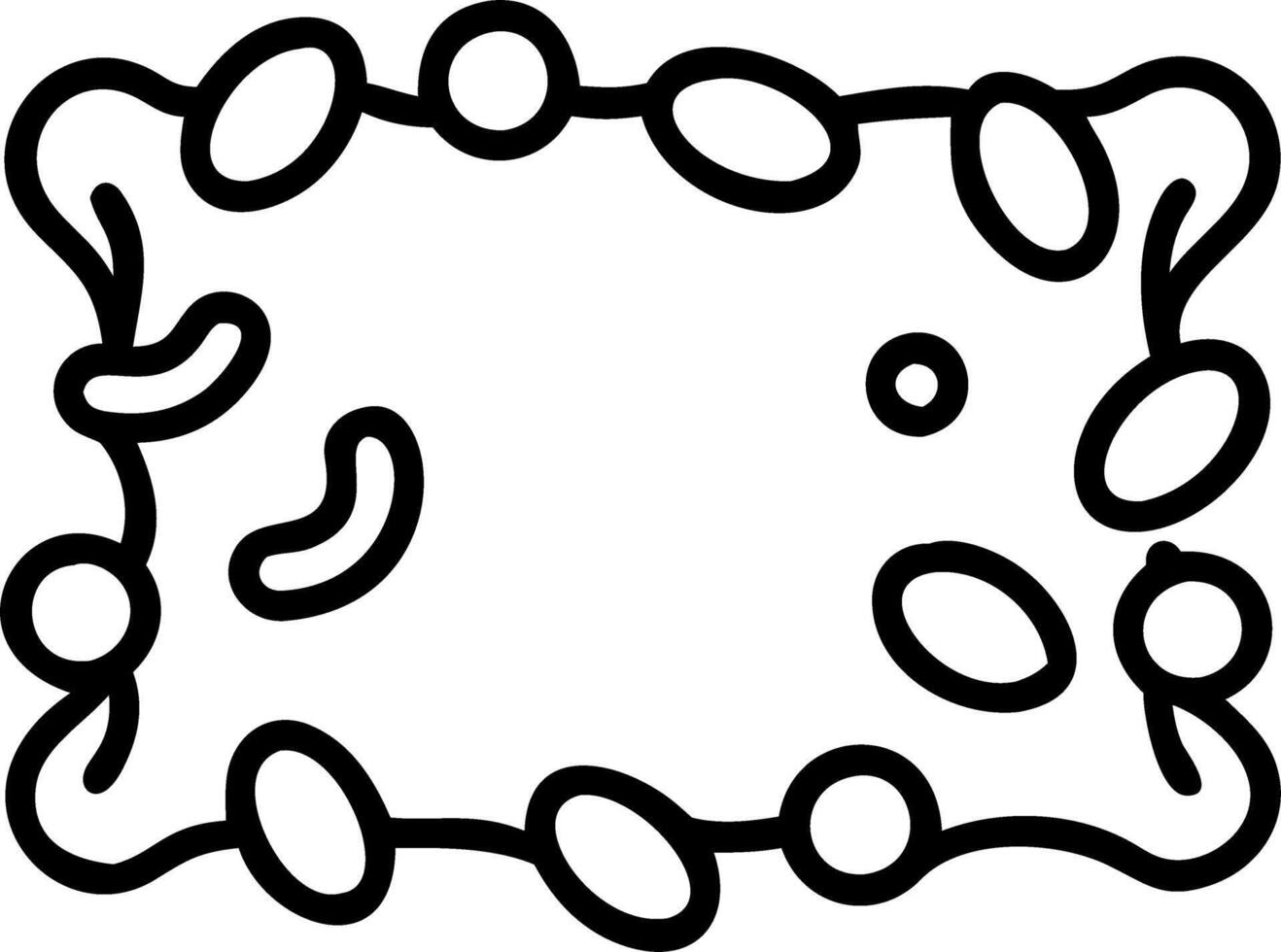 Red Blood Cell Frame vector