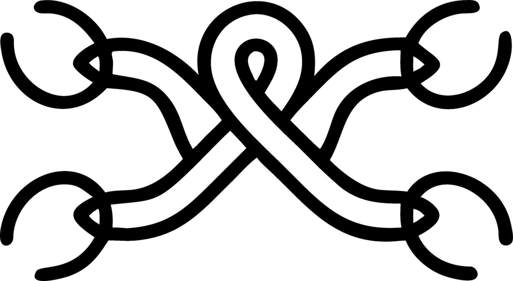 Red Thread Connection vector