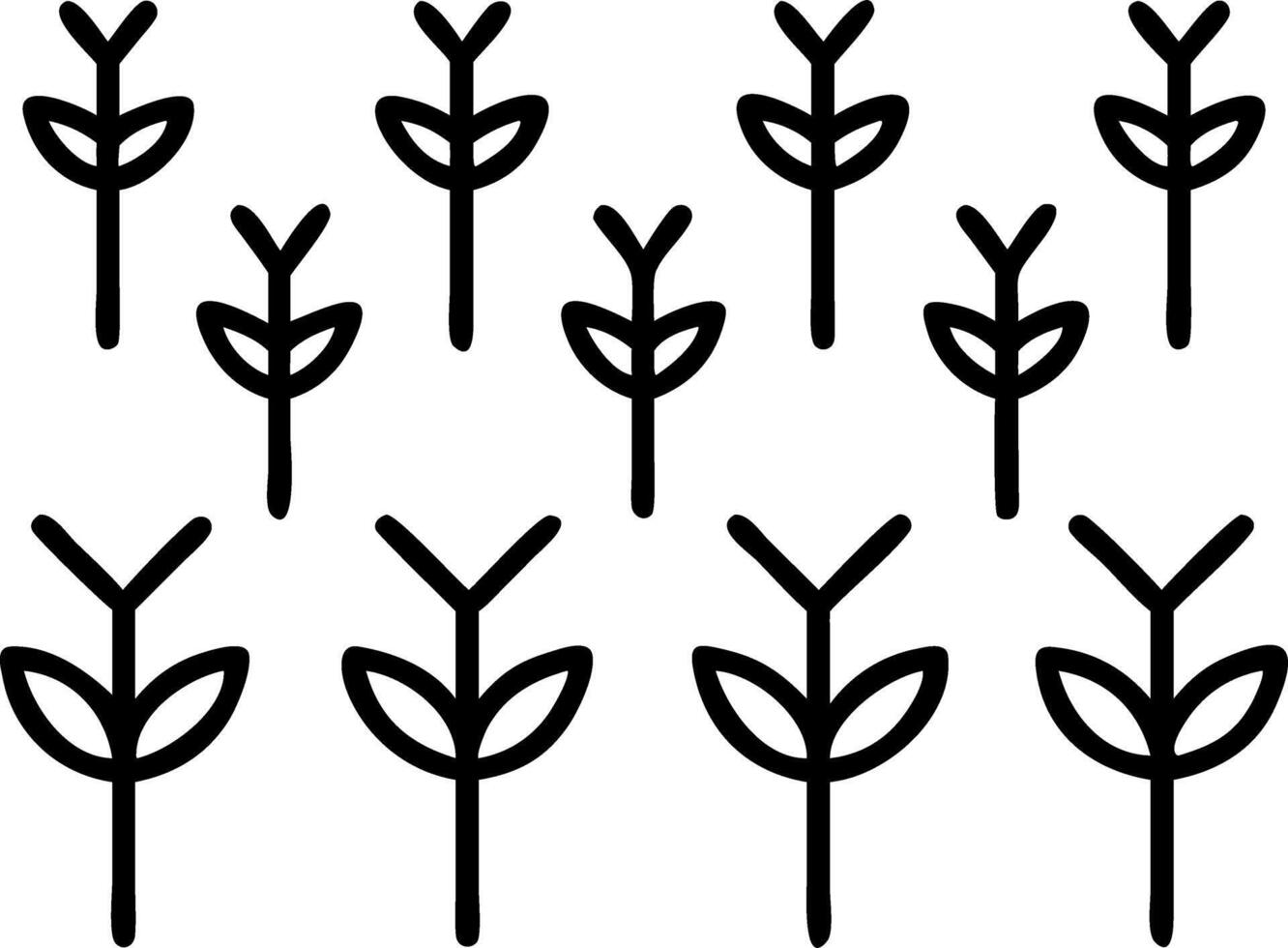 Red Ribbon Trees vector