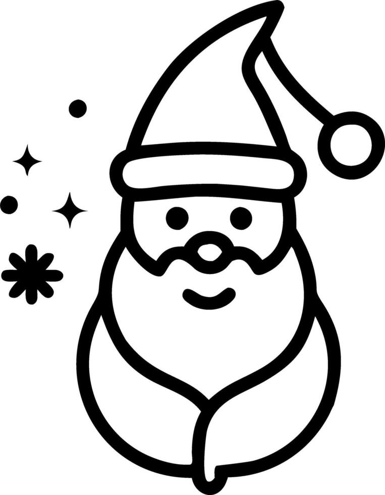 Santa with a Krathong and Glowing Fireflies vector