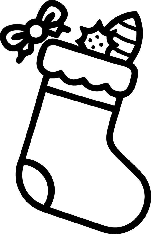 Santas Christmas Stocking vector