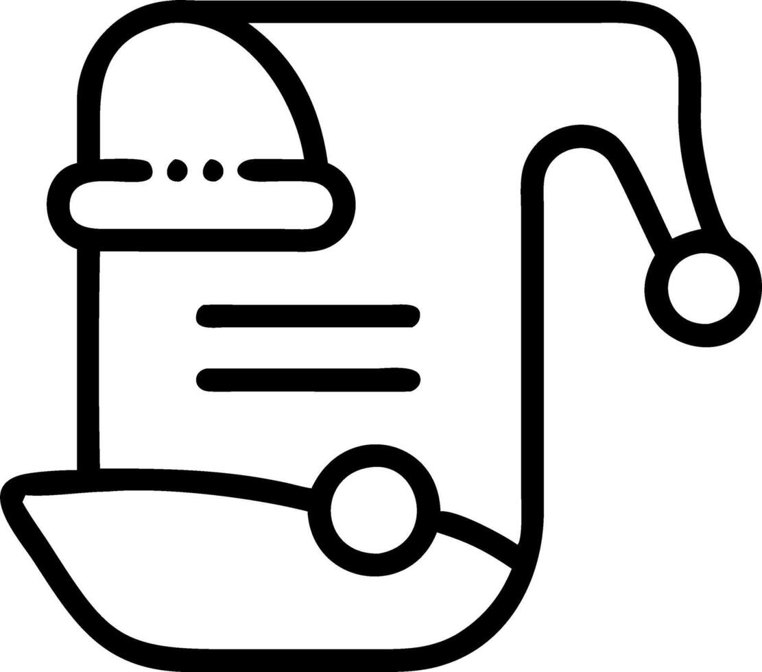 Santas Augmented Reality List vector