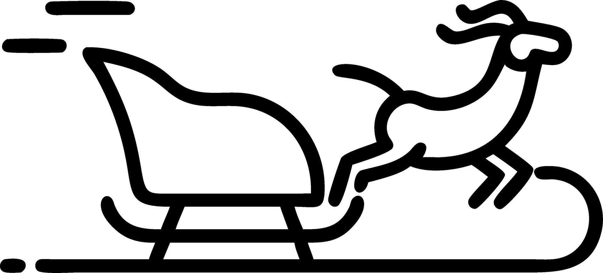 Santas Sleigh Ride vector