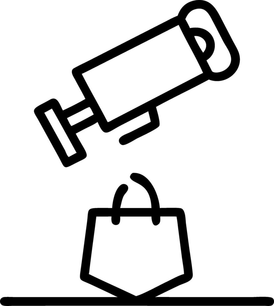 Shopping Bag Floating Upwards vector