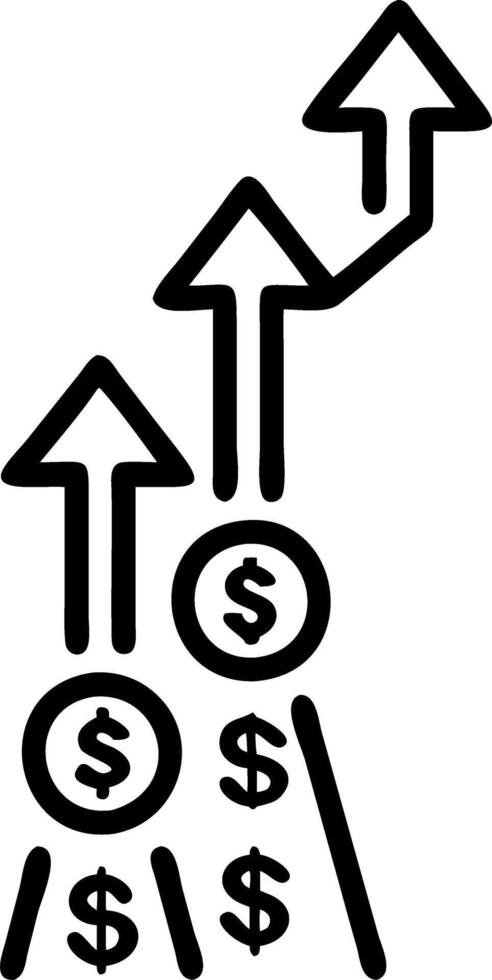 Soaring fundraising goal with antigravity donor names vector