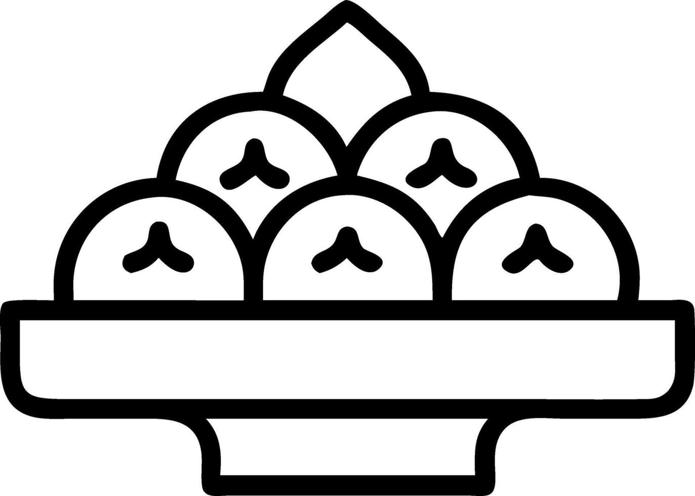 Traditional Sweets Podium vector