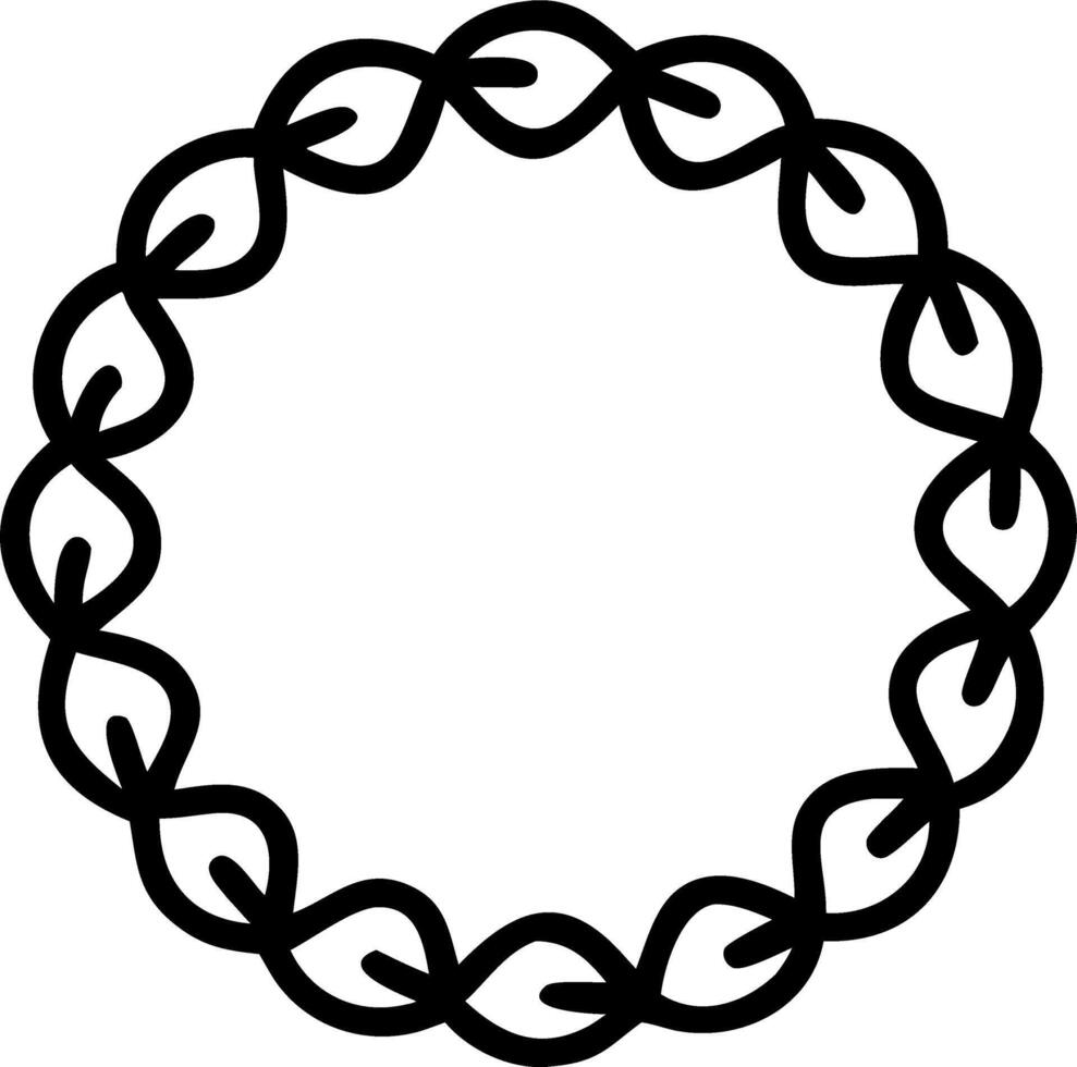 Upcycled Fabric Christmas Wreath vector