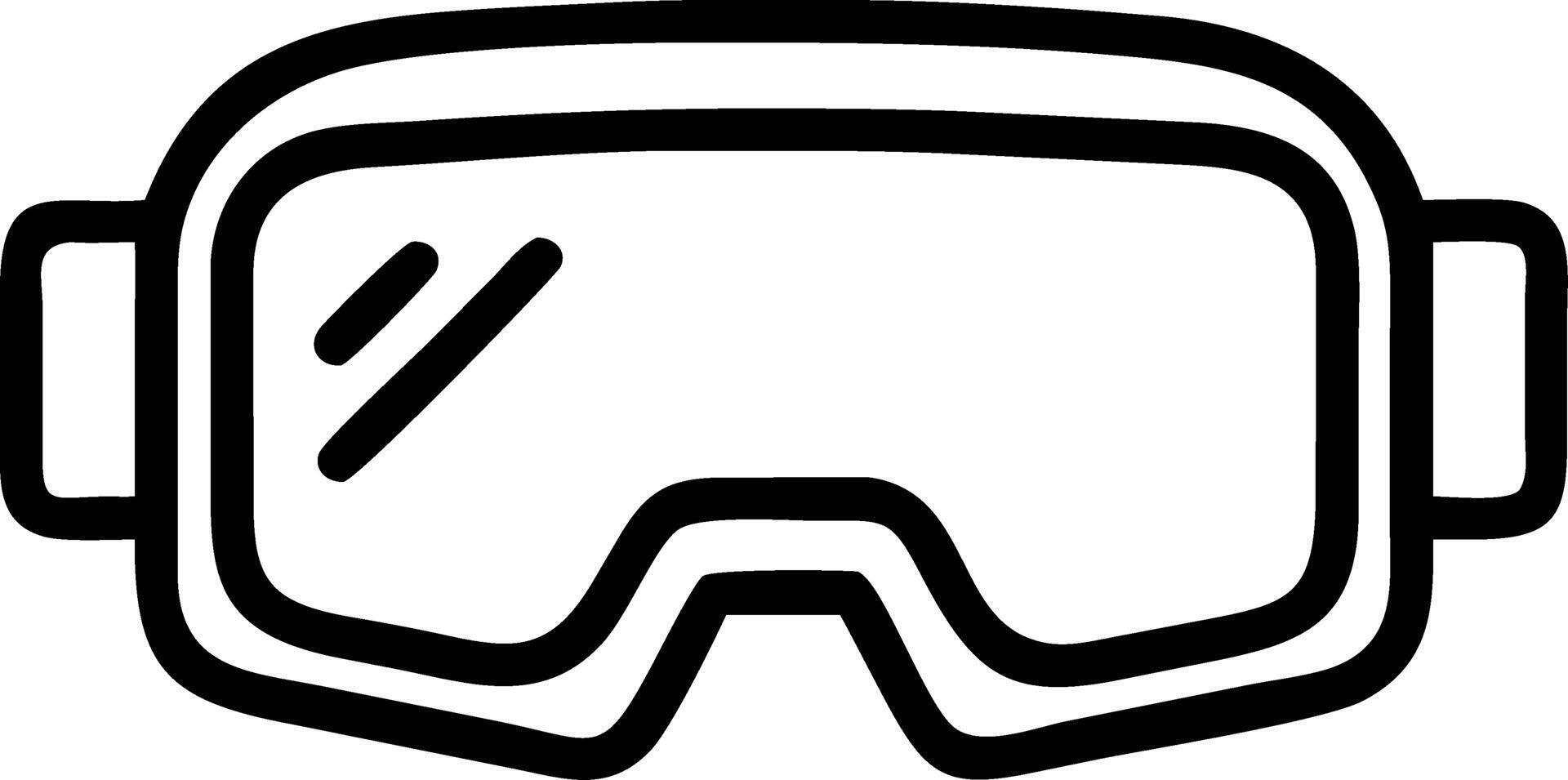 VR headset with holographic game controls copy space at the bottom vector