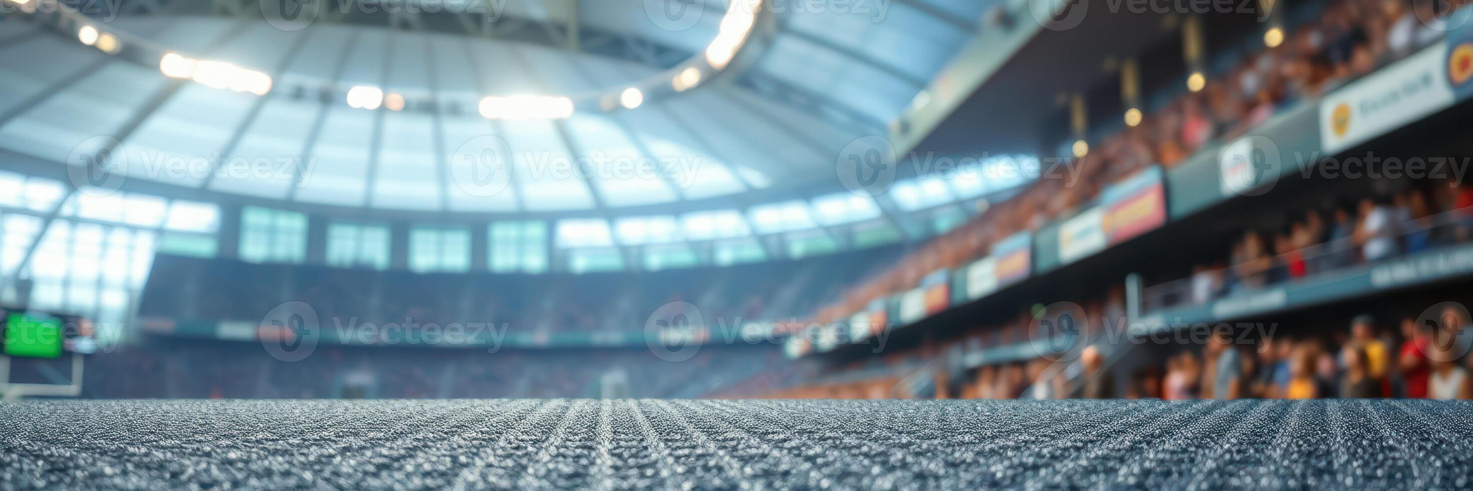 Spectators gather in a bustling stadium during an exciting sports event photo