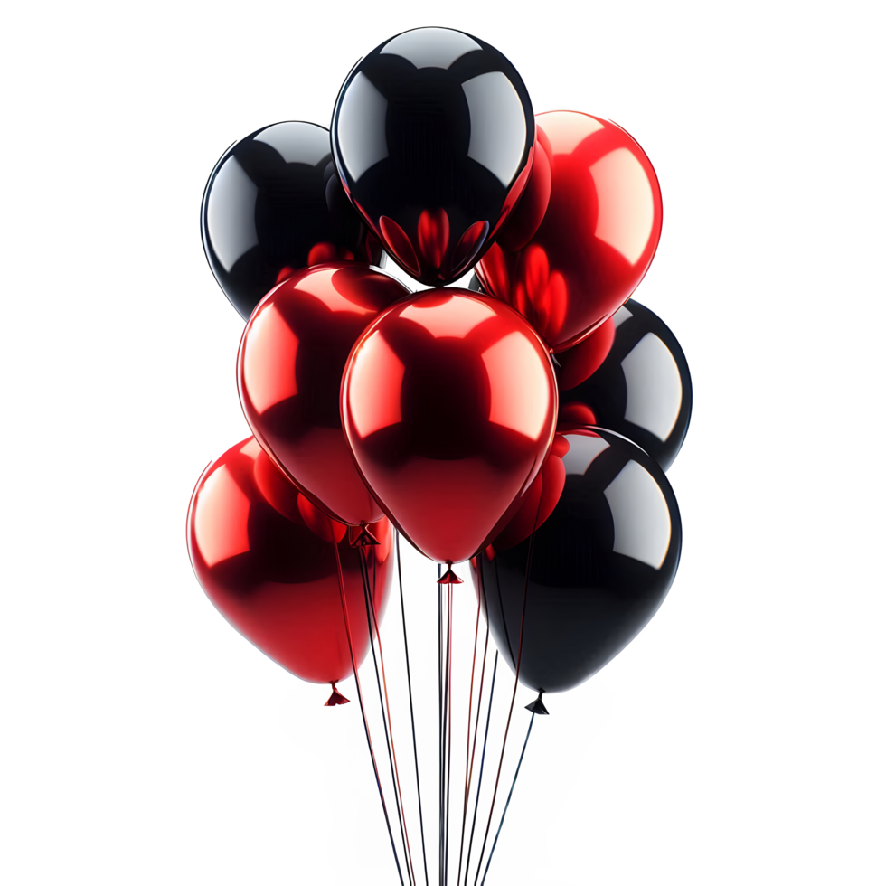Many balloons for decoration png