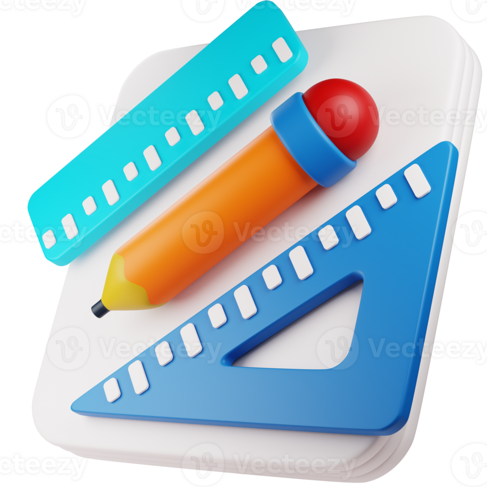 canvas graphic 3d. design 3d icon illustration. 3d design style. 3d rendering png