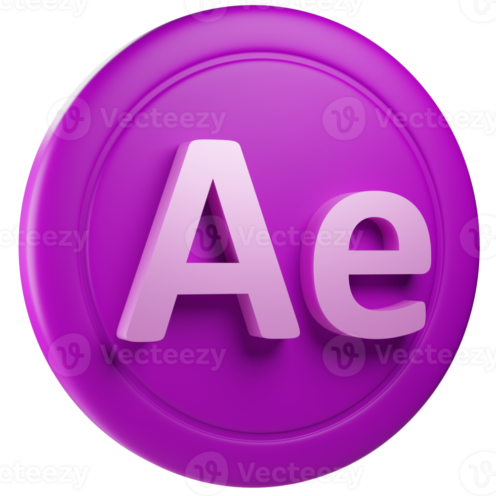 after effect 3d. graphic design 3d icon illustration. 3d design style. 3d rendering png